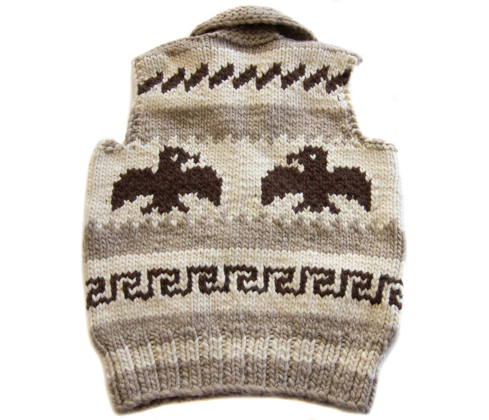 Small Raven Cowichan Vest