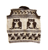 Cowichan Vest Owl Design L