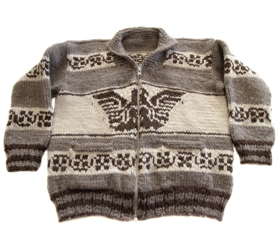 Large Cowichan Sweater