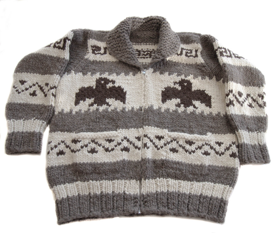 Raven Cowichan Sweater L/XL