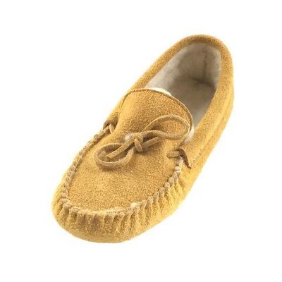 Lined Reversed Moosehide Moccasins