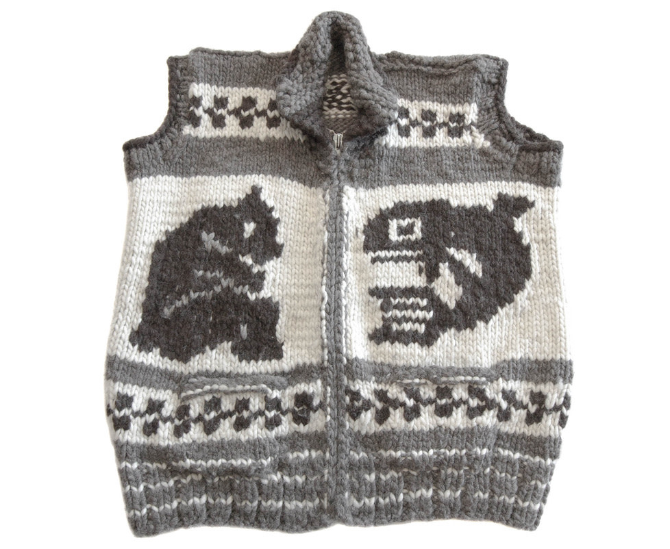 Cowichan Vest Bear, Orca, Thunderbird M/L
