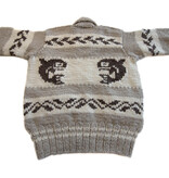 XL Killer Whale Cowichan Sweater