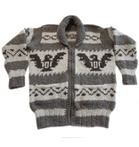 XL/XXL Cowichan Sweater Eagle Design