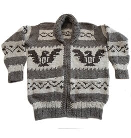 XL/XXL Cowichan Sweater Eagle Design