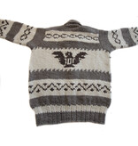 XL/XXL Cowichan Sweater Eagle Design