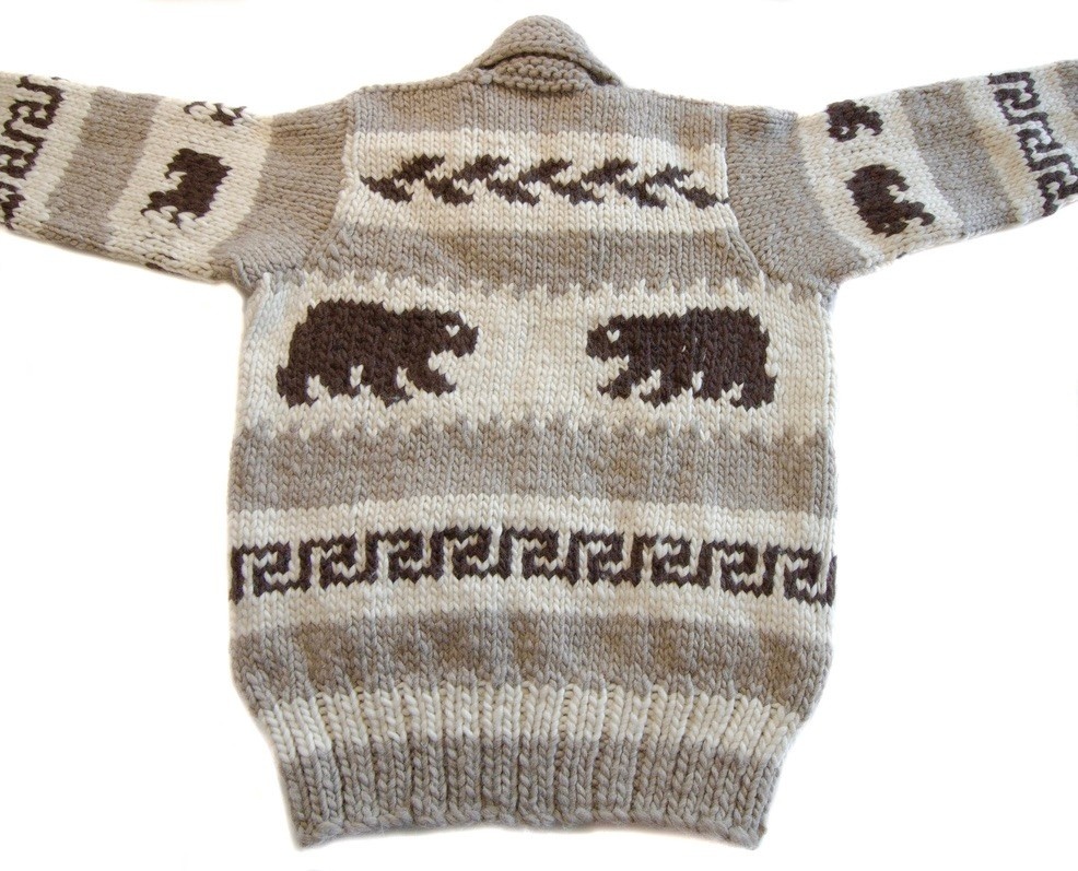 Medium Cowichan Bears Sweater