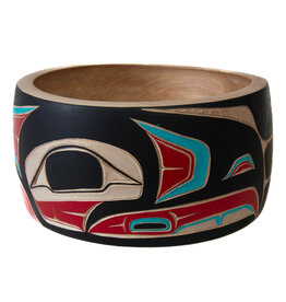 Large Gitxsan Raven Bowl
