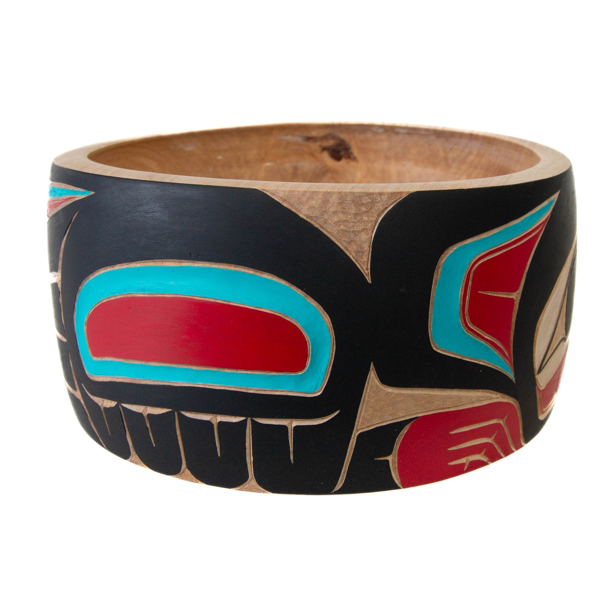 Large Gitxsan Raven Bowl