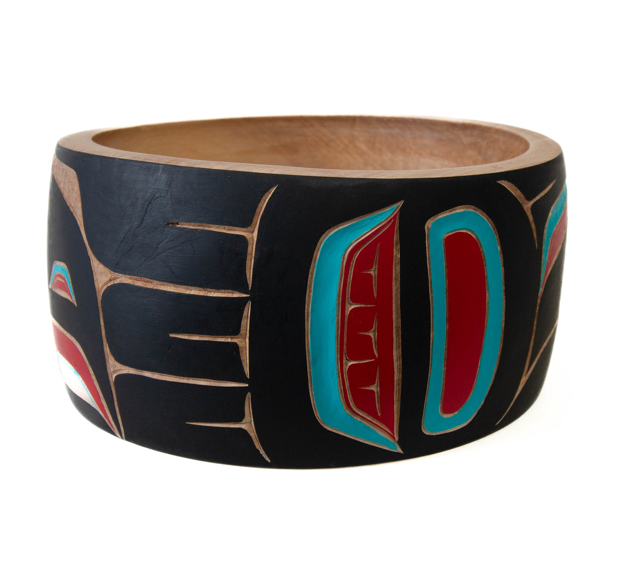 Large Gitxsan Raven Bowl