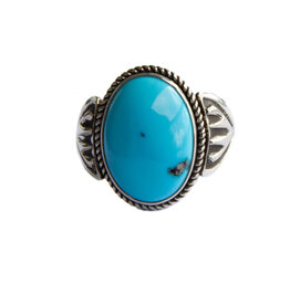s 7 1/4 Sleeping Beauty Turquoise Ring