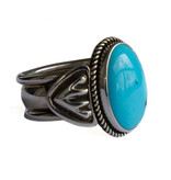 s 7 1/4 Sleeping Beauty Turquoise Ring