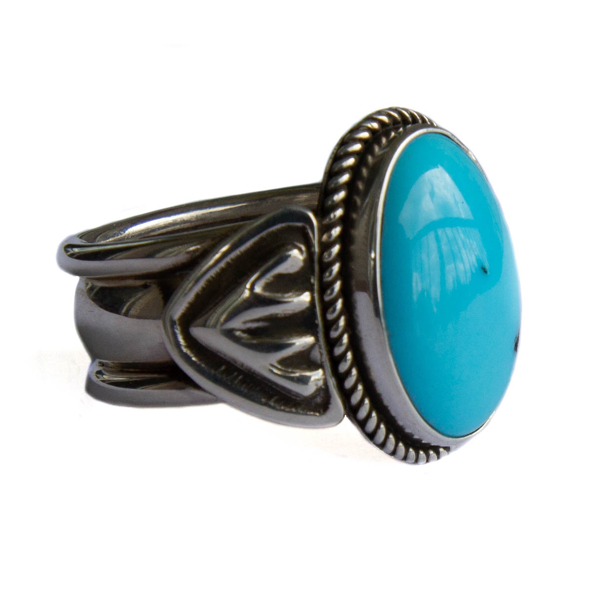 s 7 1/4 Sleeping Beauty Turquoise Ring
