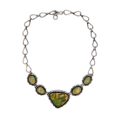 5 Stone Turquoise Necklace