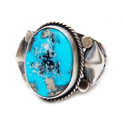 SOLD Kingman Turquoise Ring  (Navajo).