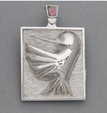 Repousse Hummingbird Pendant