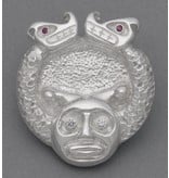 Sisiutl  Repousse Pendant