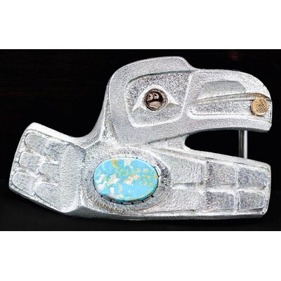 Tufa Cast Raven Belt Buckle