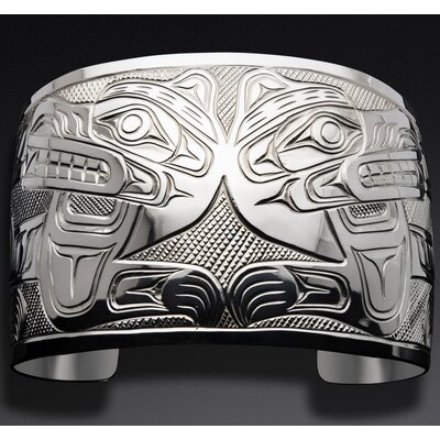 CUSTOM ORDER 2" Double Wolf Bracelet