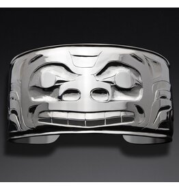1 1/2" Haida Bear Bracelet by Alvin Adkins