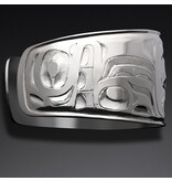 1 1/2" Haida Bear Bracelet by Alvin Adkins
