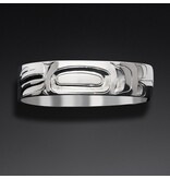 1/2" Haida Hummingbird Bracelet by Alvin Adkins