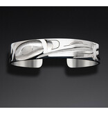 1/2" Haida Hummingbird Bracelet by Alvin Adkins