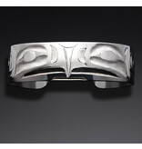 3/4" Haida Two Eagles Bracelet by Alvin Adkins