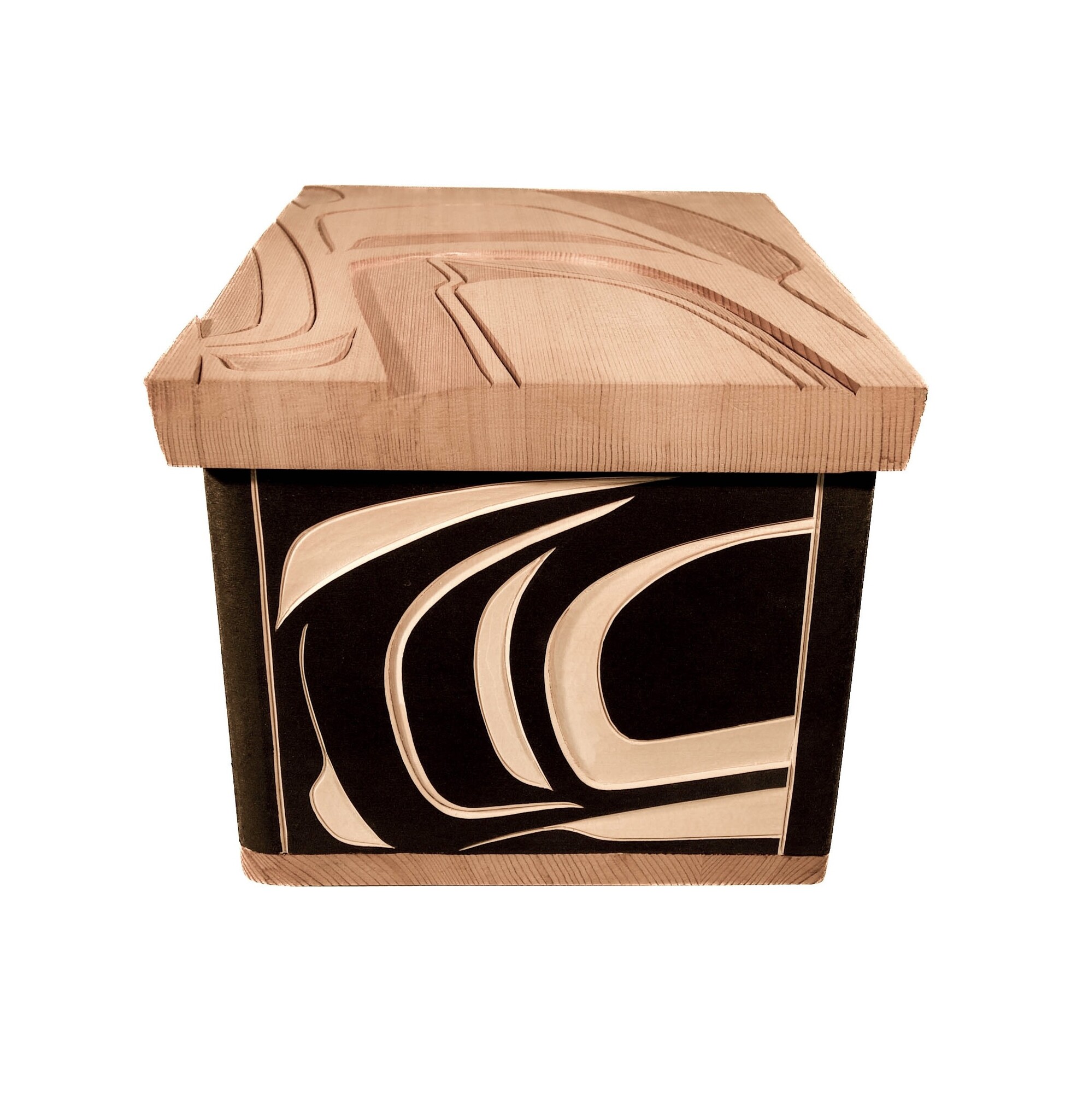 Gitxsan Raven Bentwood Box