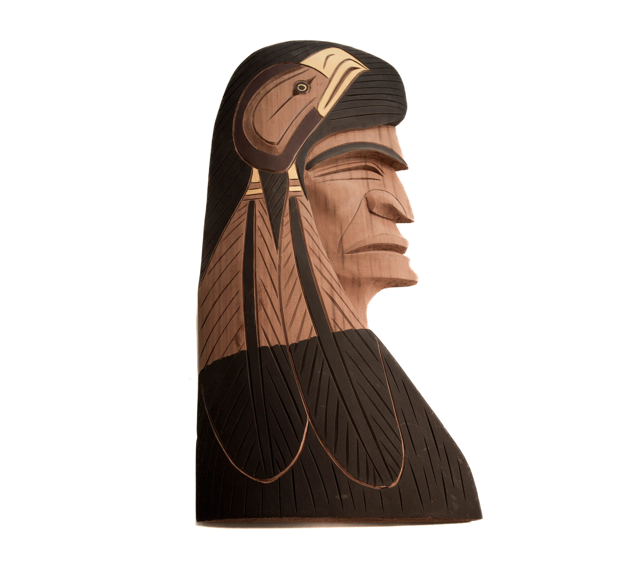 Chief Eagle - Vintage Carving