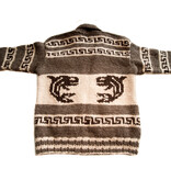 Cowichan Sweater Medium Killer Whale