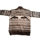 Medium Killer Whale Cowichan Sweater