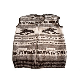 Cowichan Vest XXL Killer Whale design