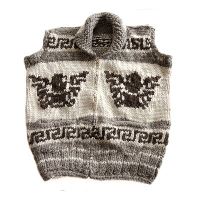 Small Thunderbird Cowichan Vest
