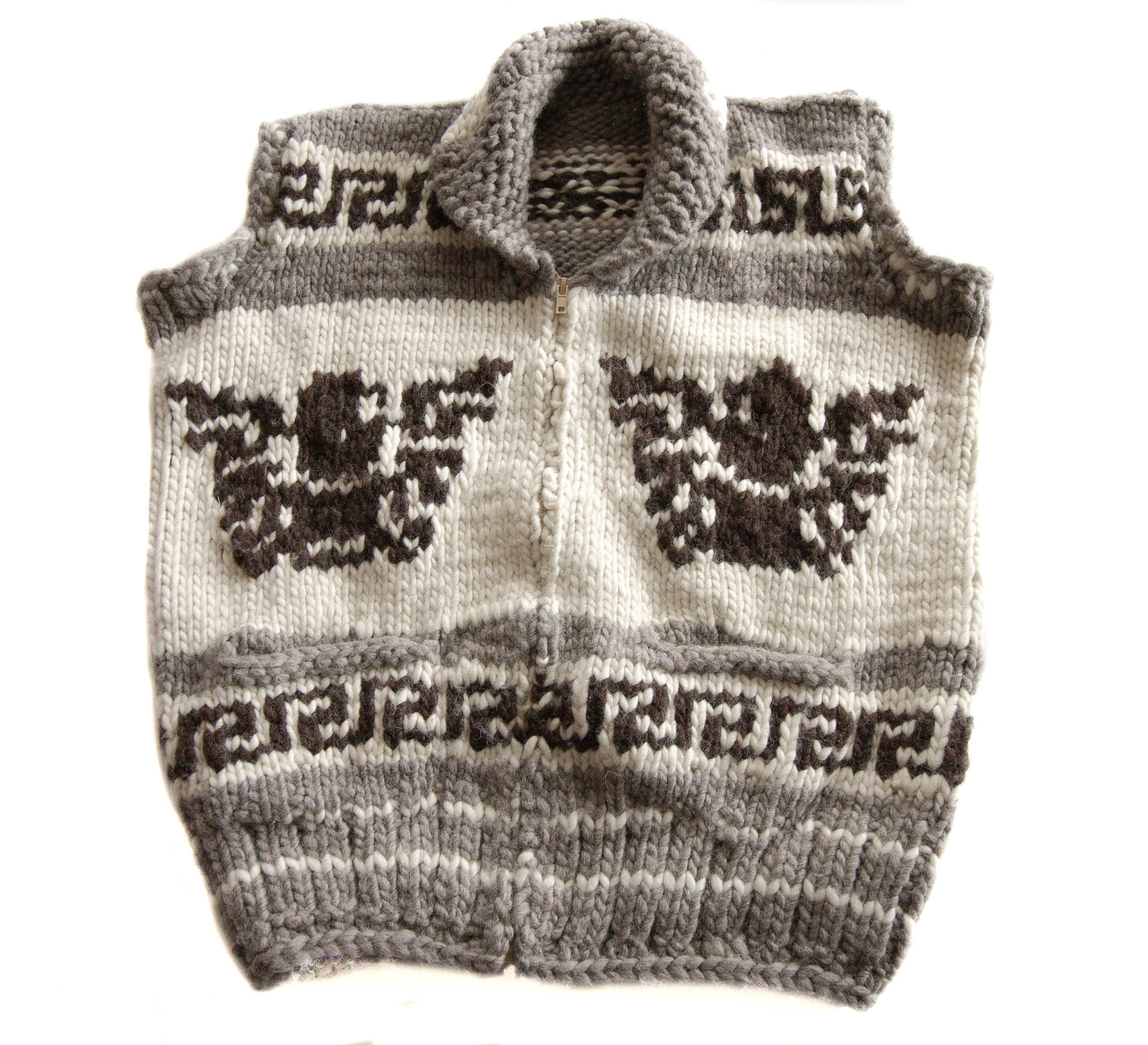 Small Thunderbird Cowichan Vest