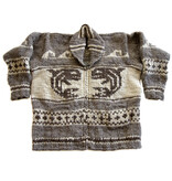 XL Cowichan Sweater Orca Design