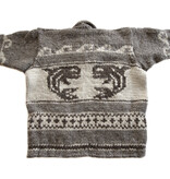 XL Cowichan Sweater Orca Design