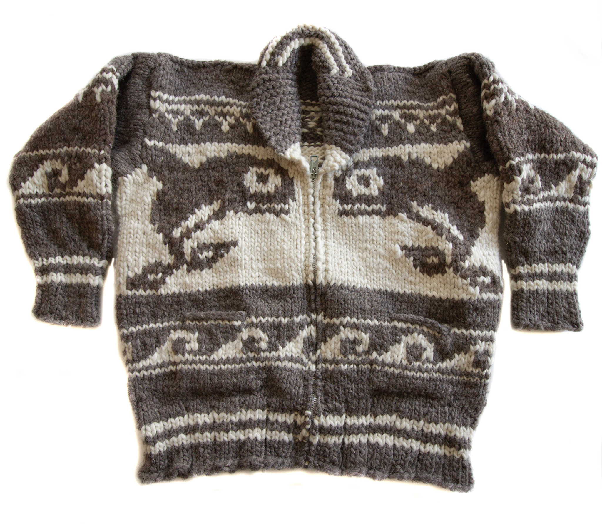 L / XL Orca Cowichan Sweater