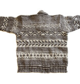 L / XL Geometric Cowichan Sweater