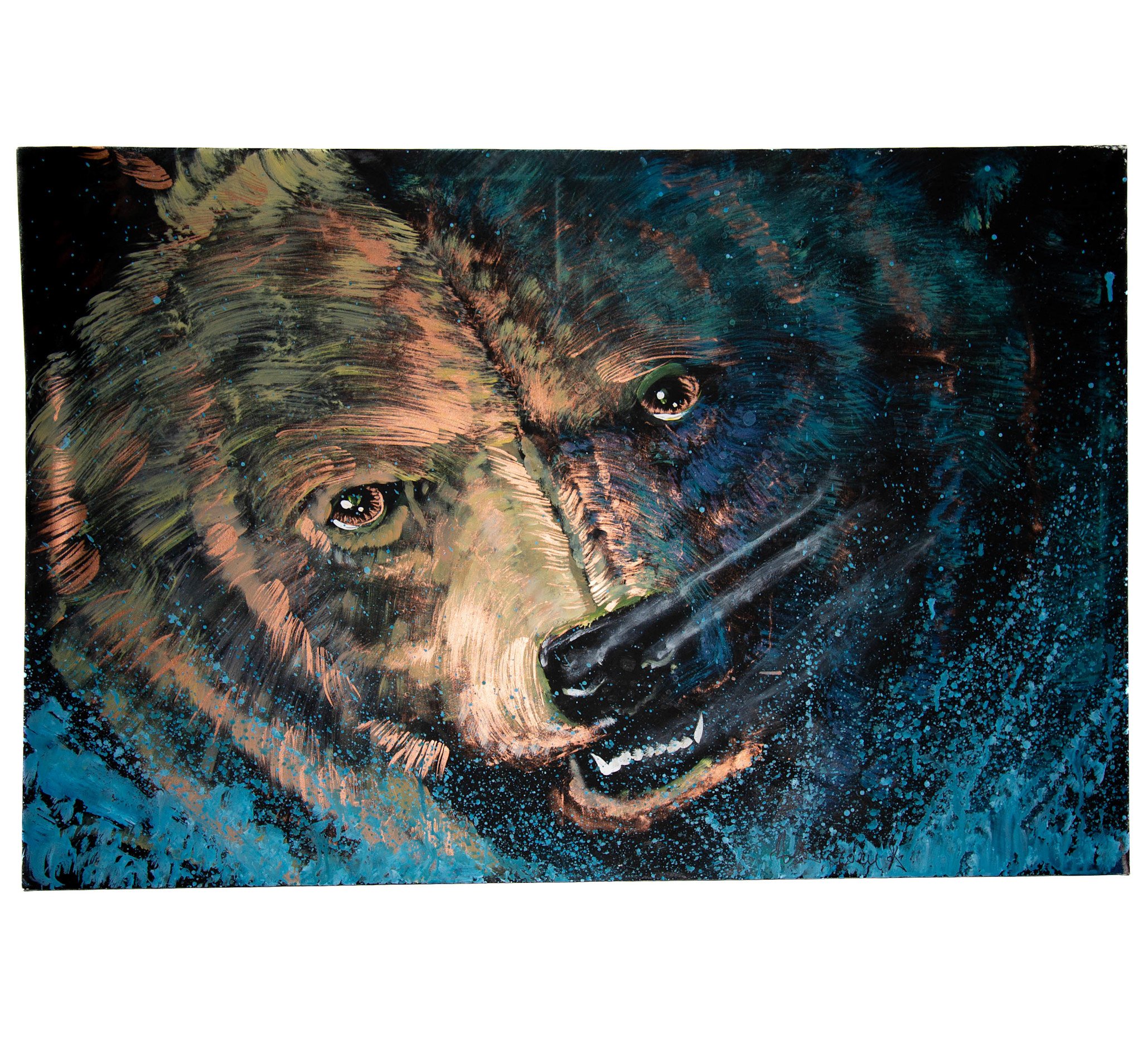 Edgar Rossetti Painting 'Brown Bear'