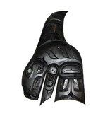 Haisla Black Orca Carving