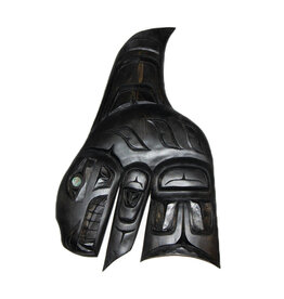 Haisla Black Orca Carving