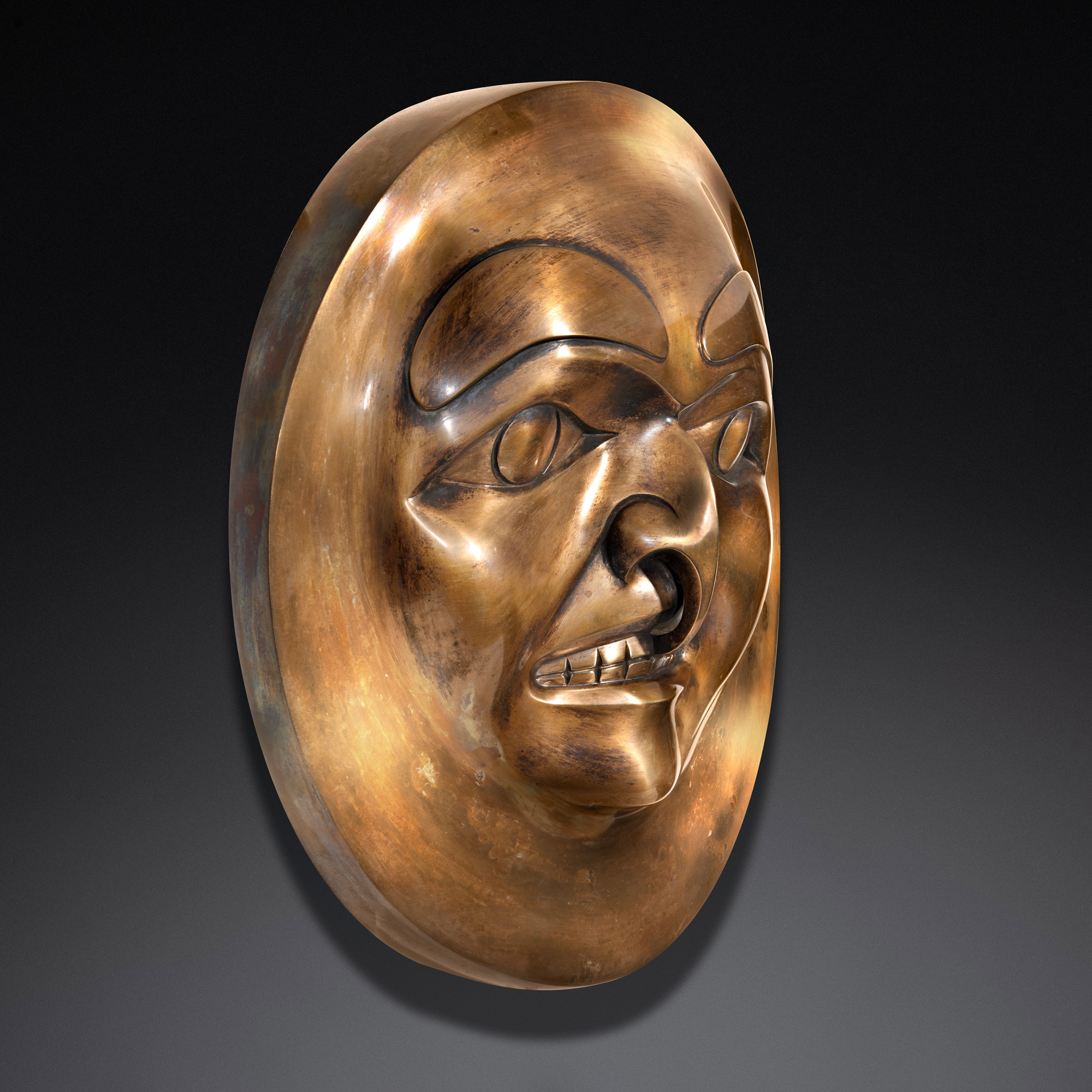 SOLD  Bill Reid Bronze Haida Killer Whale Spirit