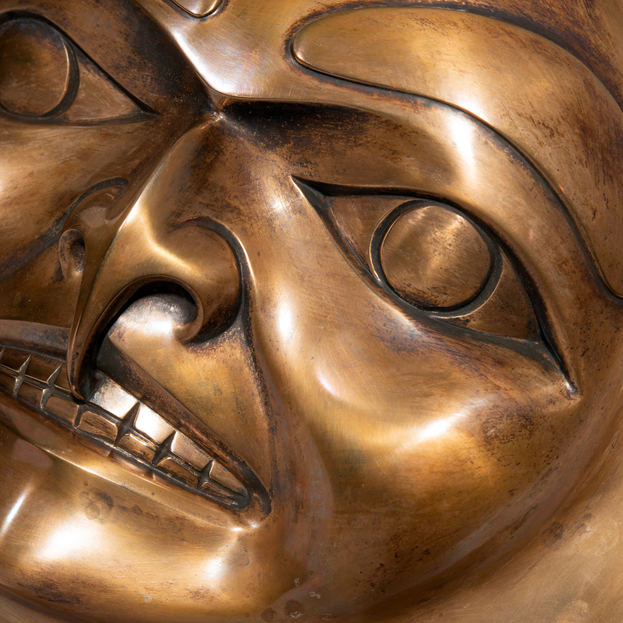 SOLD  Bill Reid Bronze Haida Killer Whale Spirit