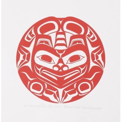 'Spirit Bear' print by Ron LaRochelle (Haida)