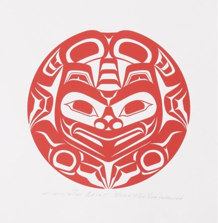 'Spirit Bear' print by Ron LaRochelle (Haida)
