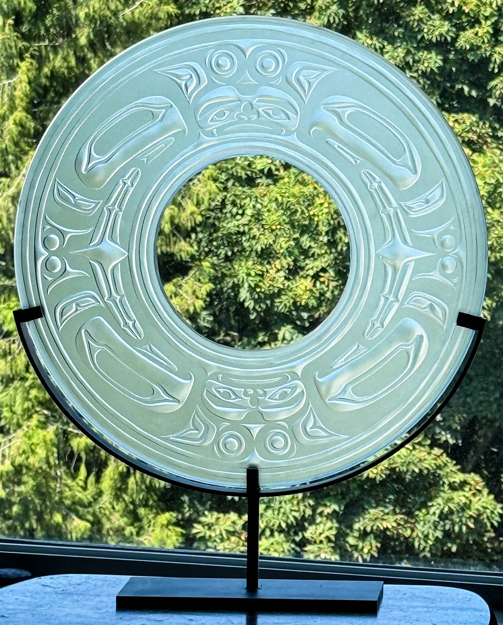 CUSTOM ORDER'Soul Catcher' Glass Panel