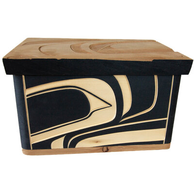Gitxsan Raven Bentwood Box