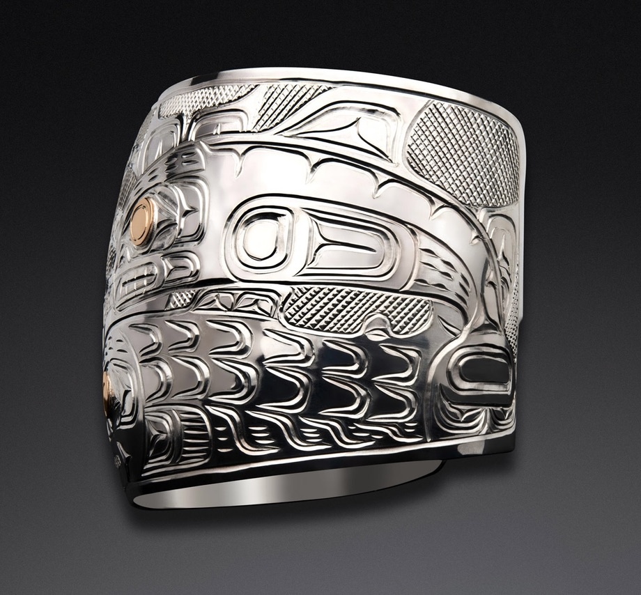 Octopus, Killer Whales and Salmon Bracelet