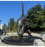 Bill Reid Bronze Haida Killer Whale Blowhole